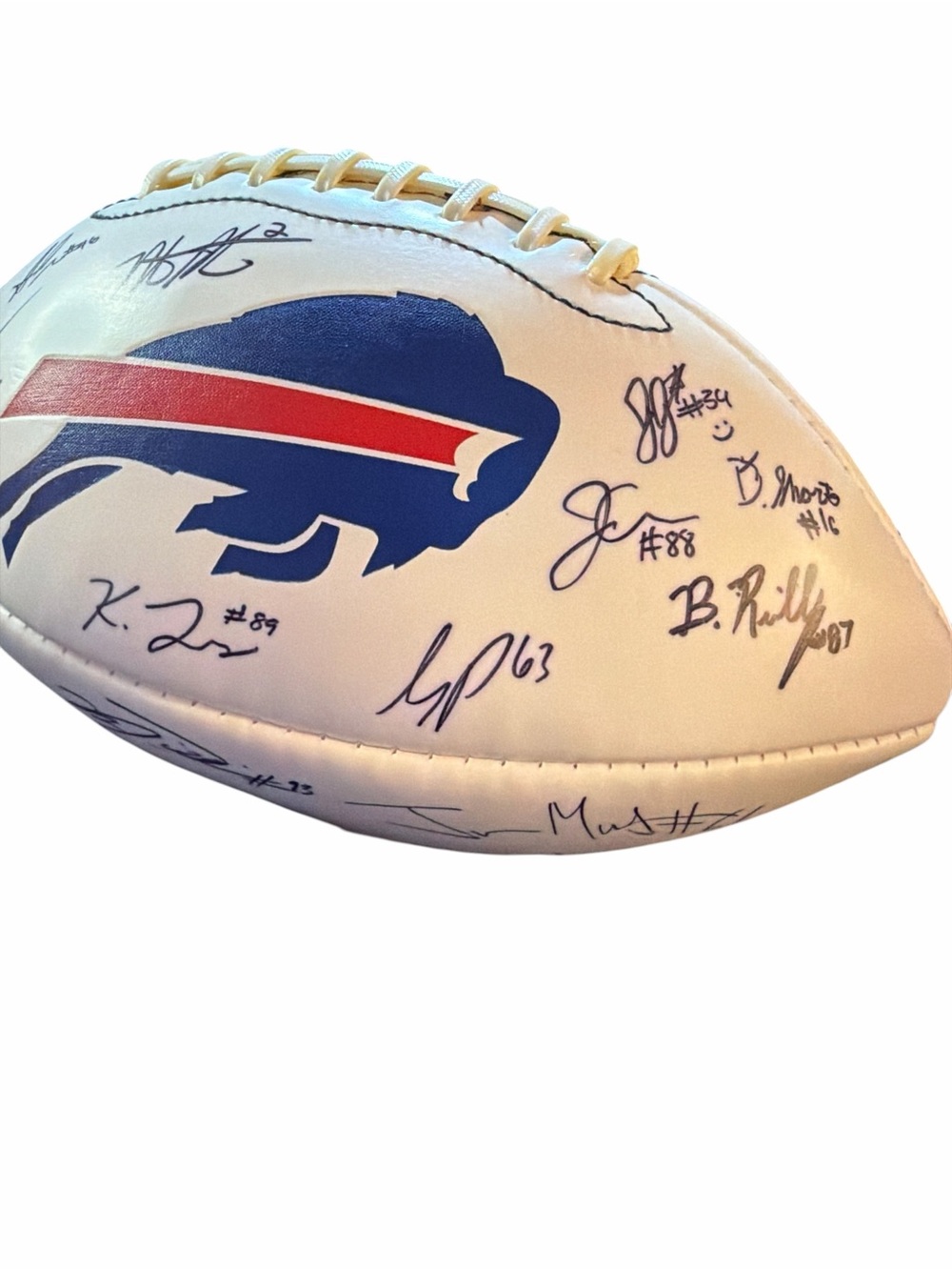 2021 Buffalo Bills FULL TEAM SIGNED Football - Picture 3 of 6